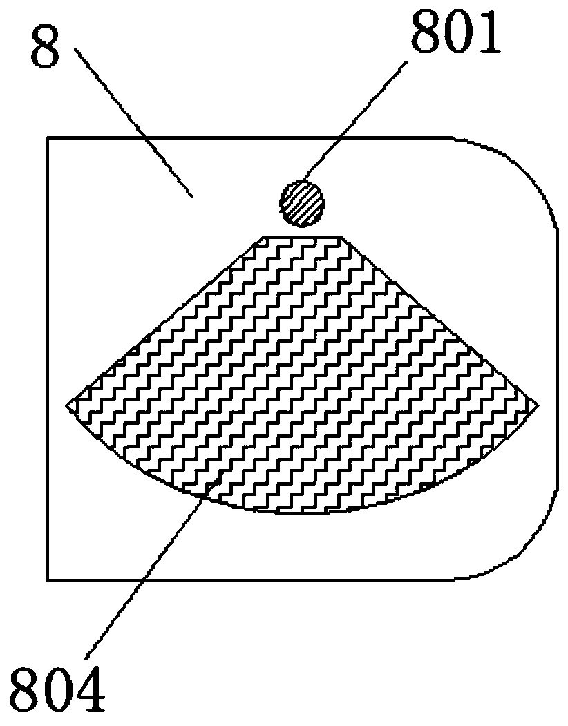 Efficient precipitated particle grinding device for textile fabric dyeing