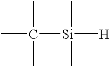 Formation of a liquid-like silica layer by reaction of an organosilicon compound and a hydroxyl forming compound