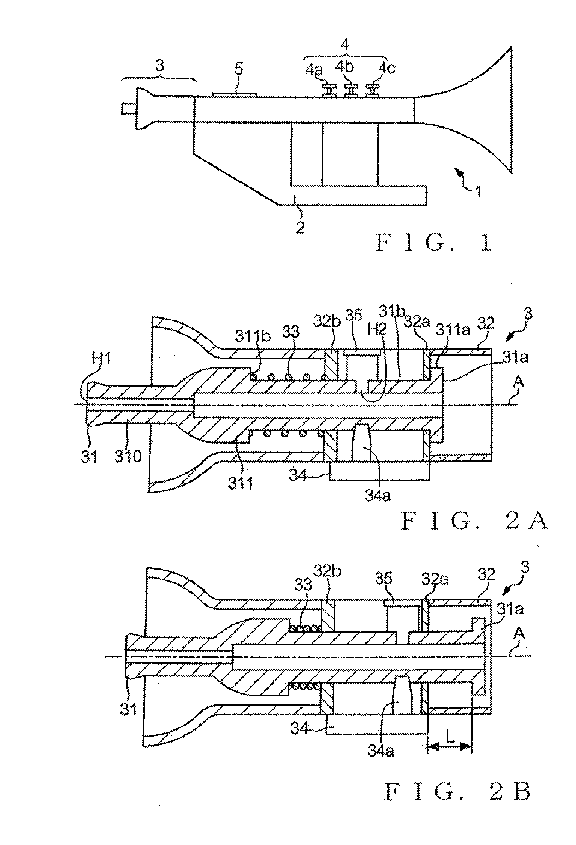Tone generating style notification control for wind instrument having mouthpiece section