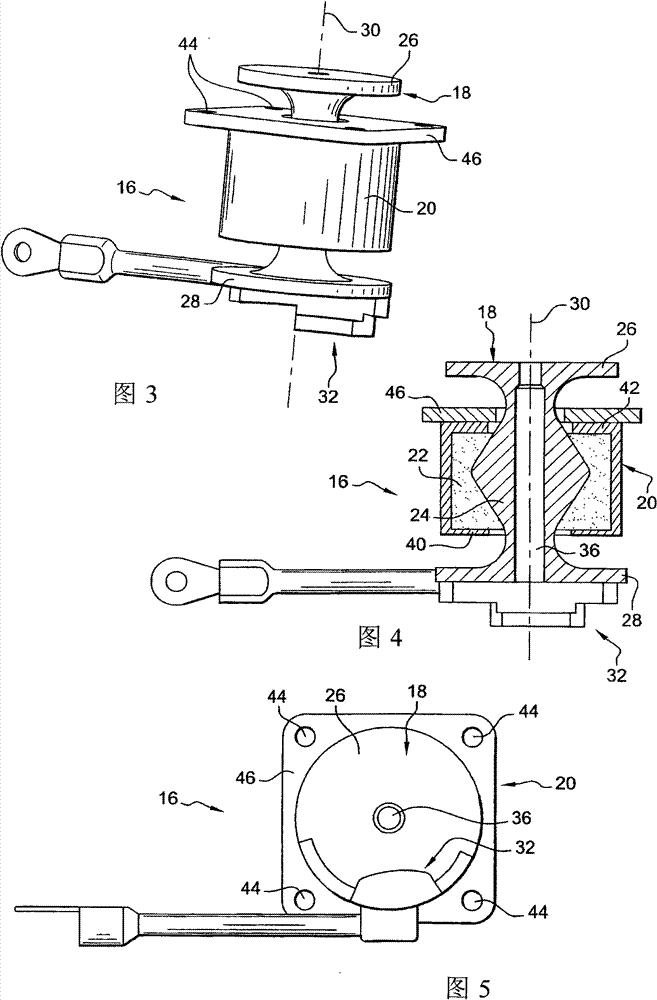 Device for supporting and securing a piece of equipment on an aircraft engine or nacelle case