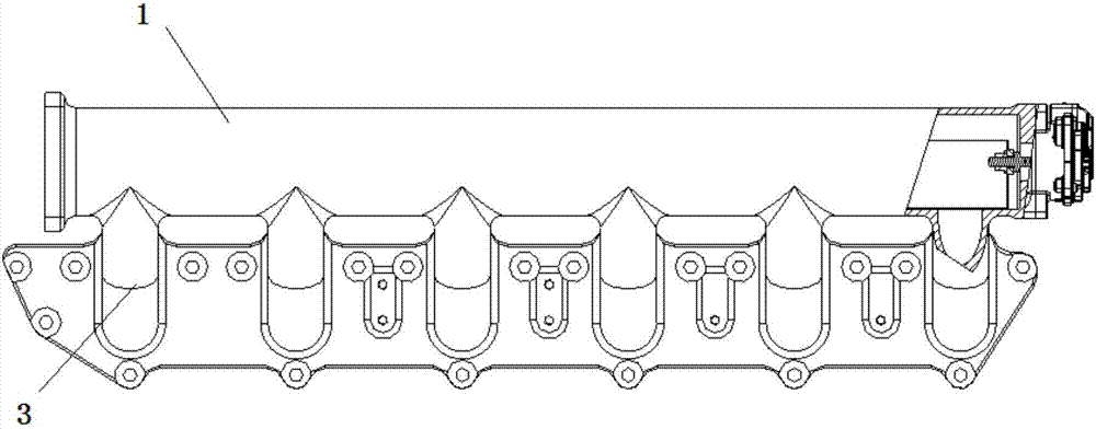 Engine air intake system