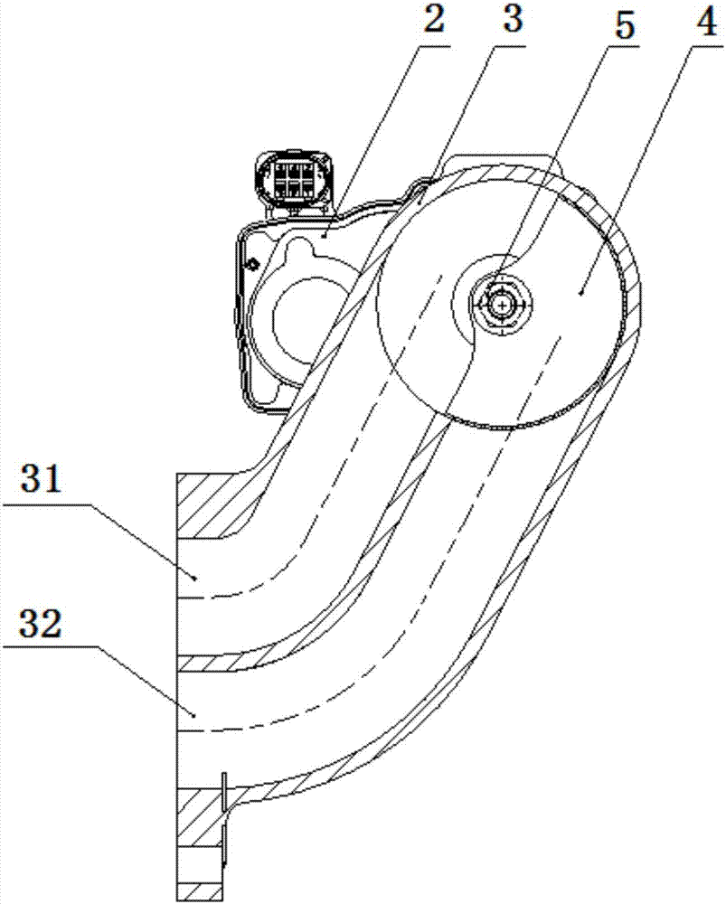 Engine air intake system