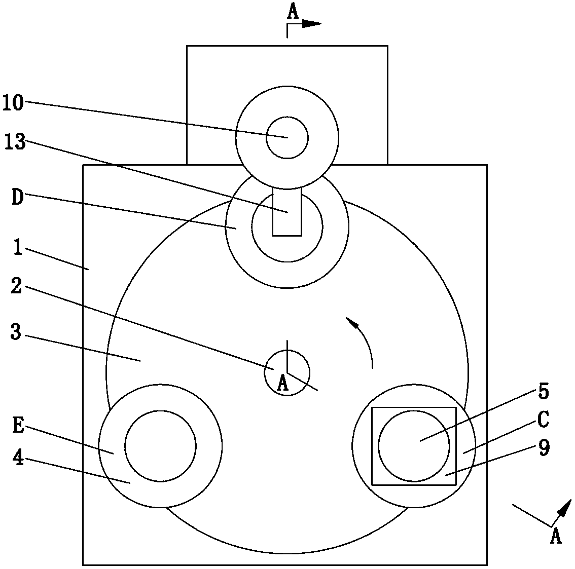 Nursing device for vomiting symptoms of digestive tract tumor patients