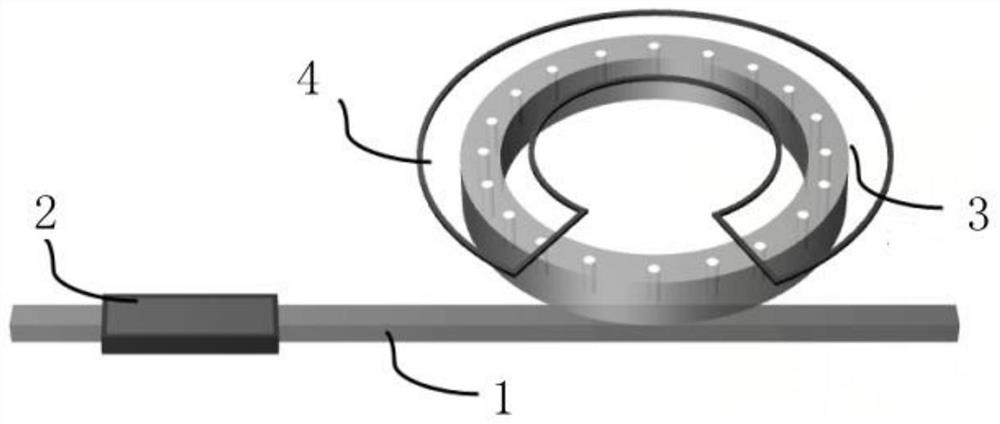 Integrated optical phased array based on vortex light