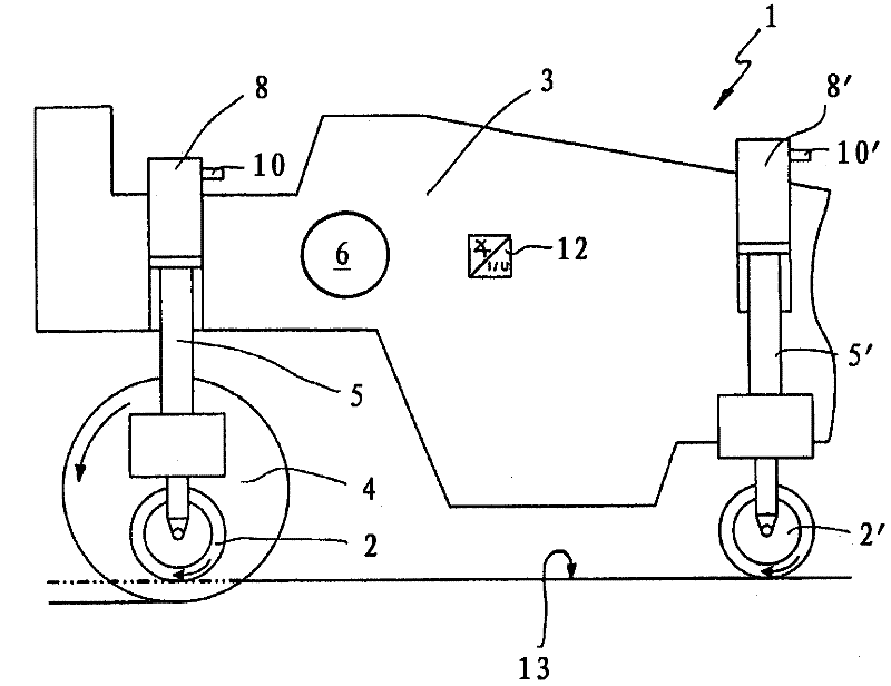 Apparatus for processing ground surfaces