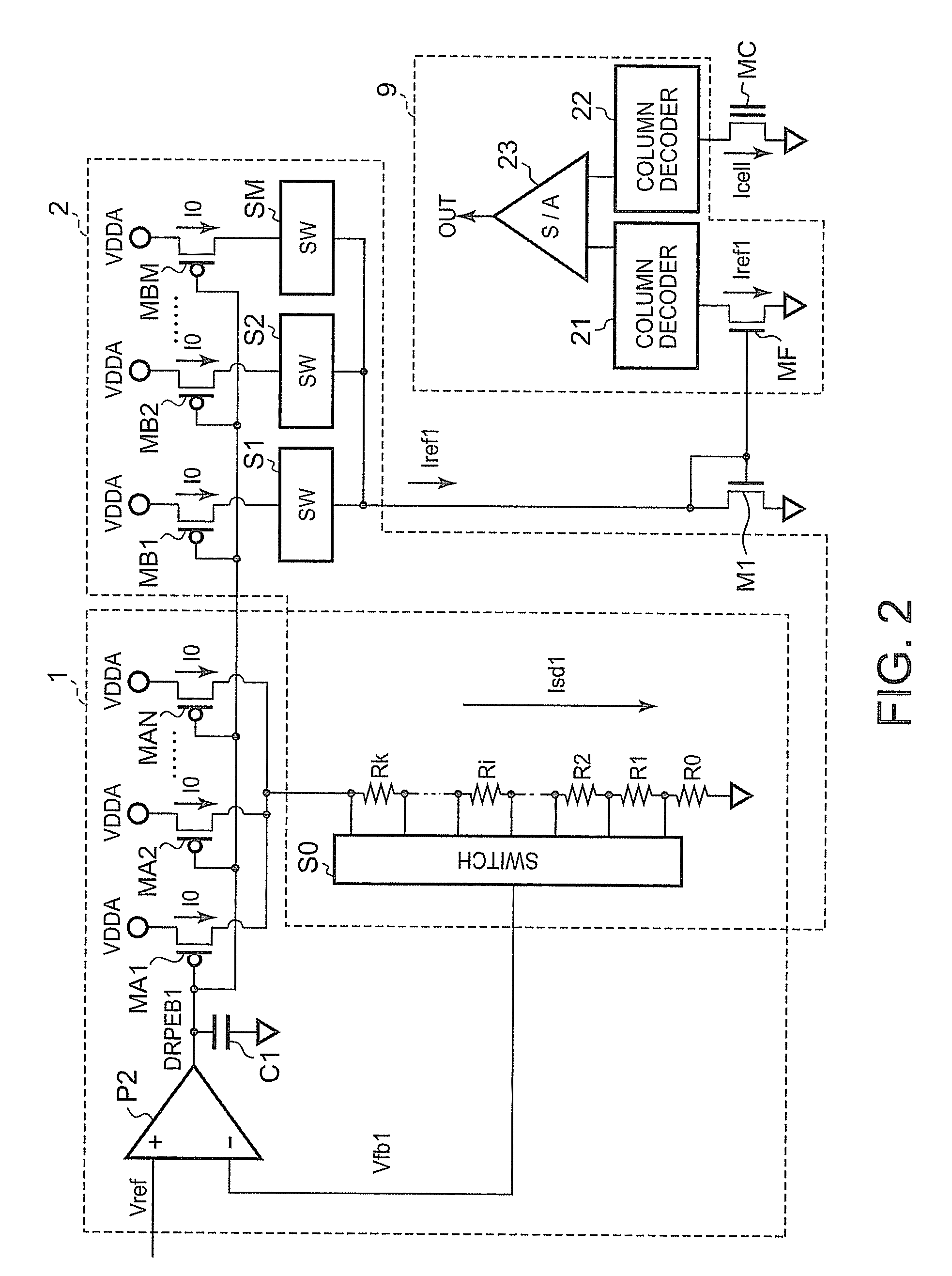 Reference current generating circuit