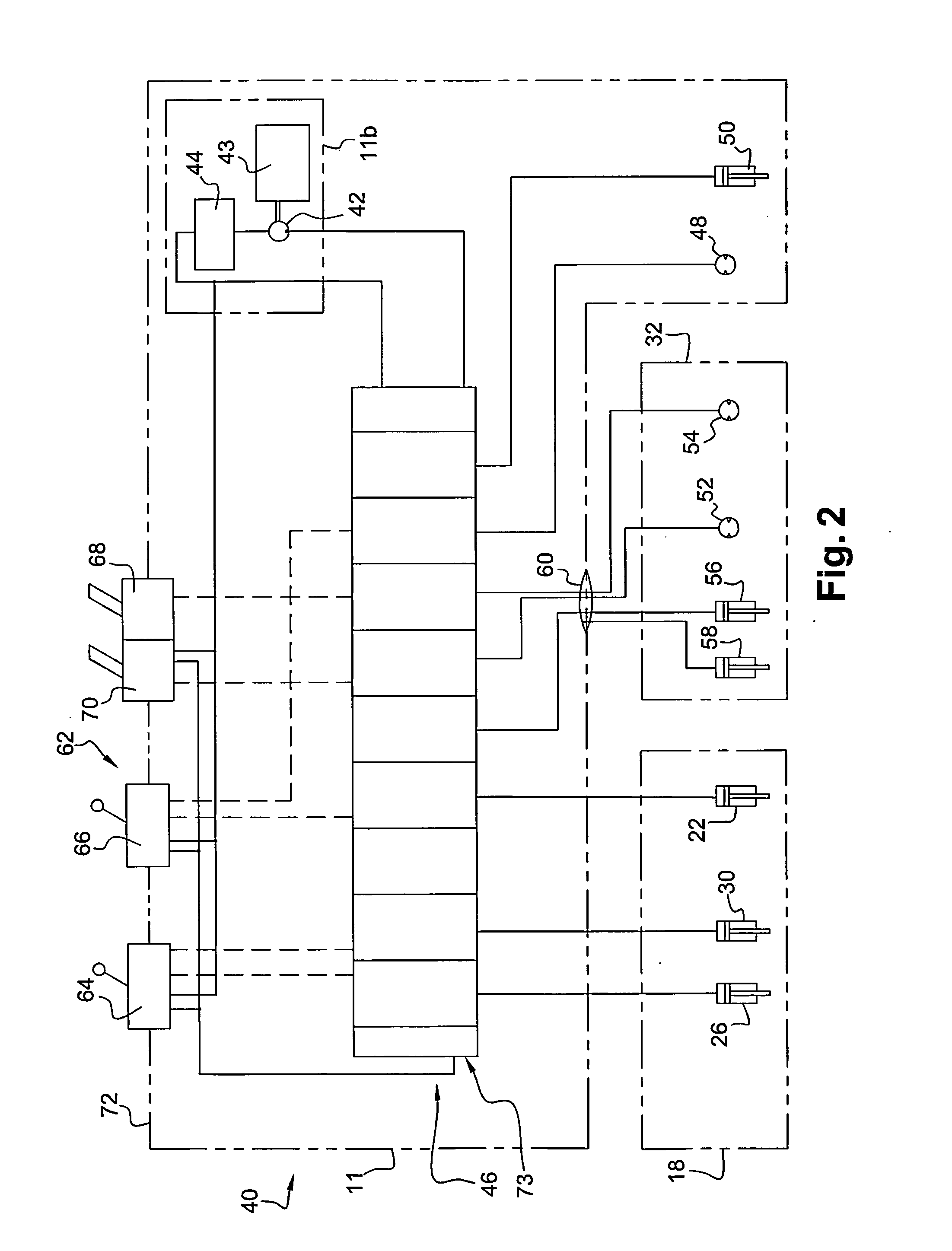 Excavator and process for assembling or dissassembling such excavator