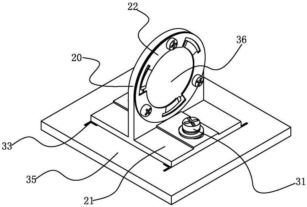 Lens adjusting structure and projection optic system