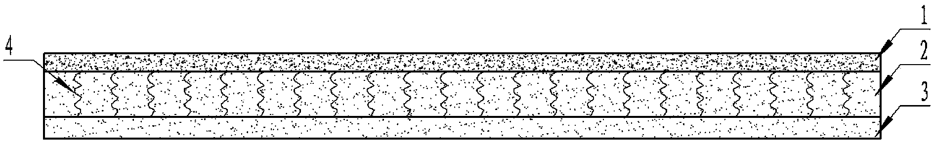 Reinforced cement machine-made board with three-dimensional cavity fiber structure and production method of board