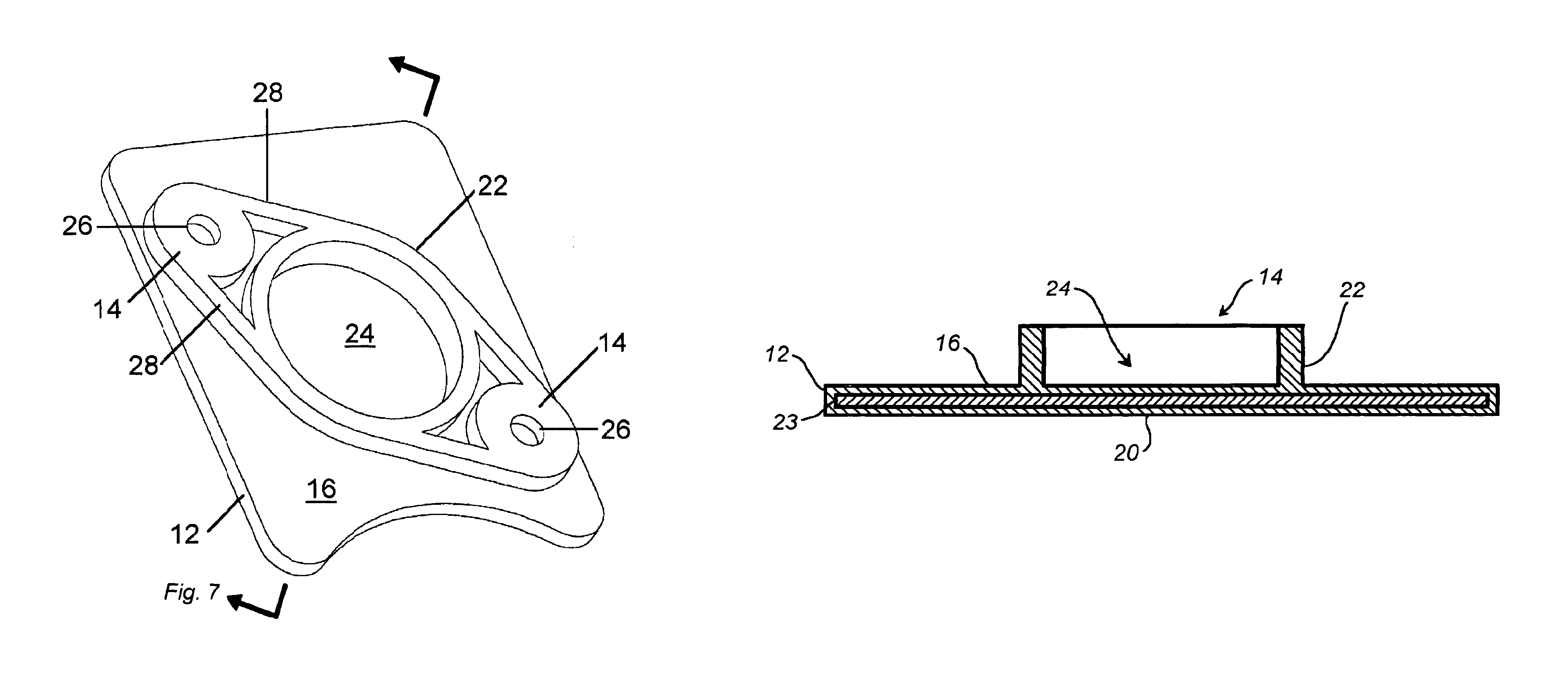 Magnetic mounting platform