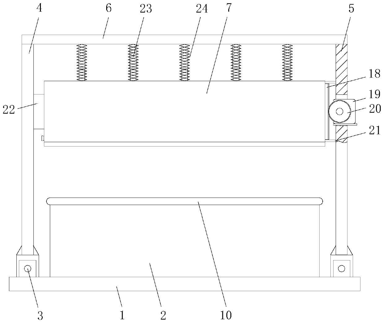 Light adjusting device of ultraviolet therapeutic apparatus