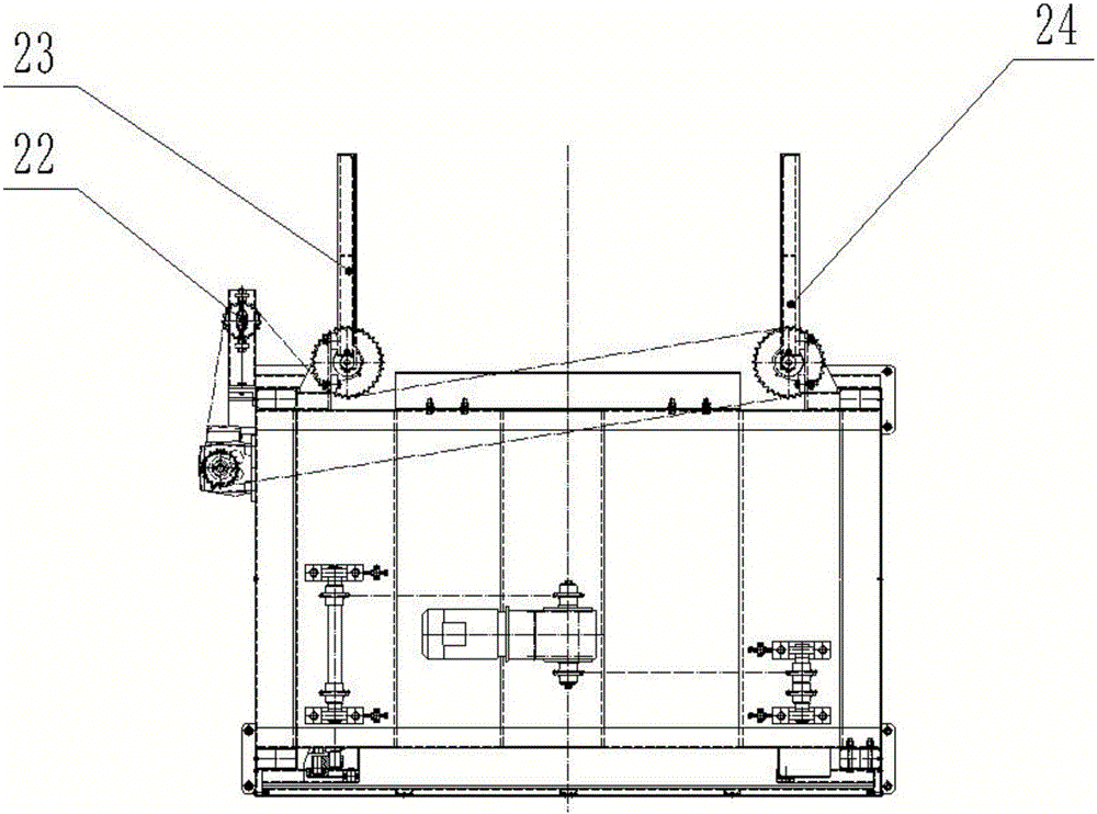 Tetrahedral shaping machine