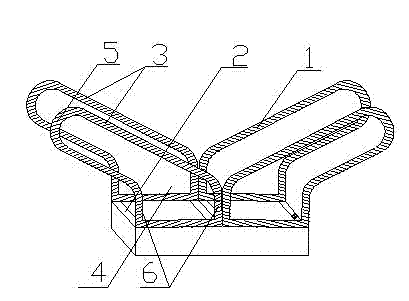 Anti-dumping retaining jiffy stand