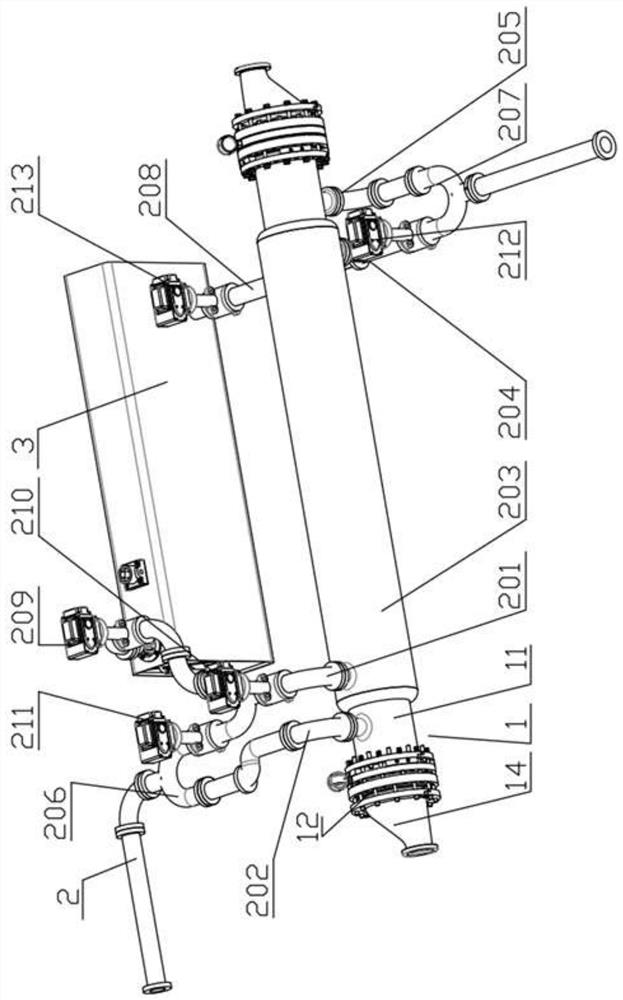 Double-effect and heat exchange system that can reduce the impact of cold and heat