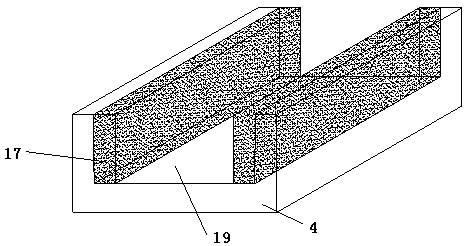 Shock insulation structure suitable for abutment rigid frame bridge and construction method