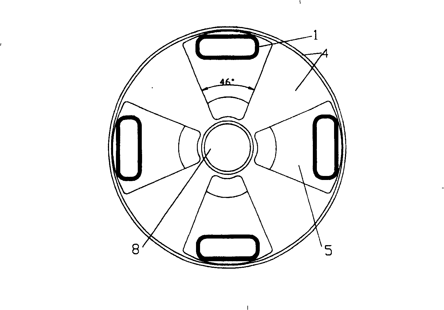 Bidirectional hybrid excitation brushless electric machine