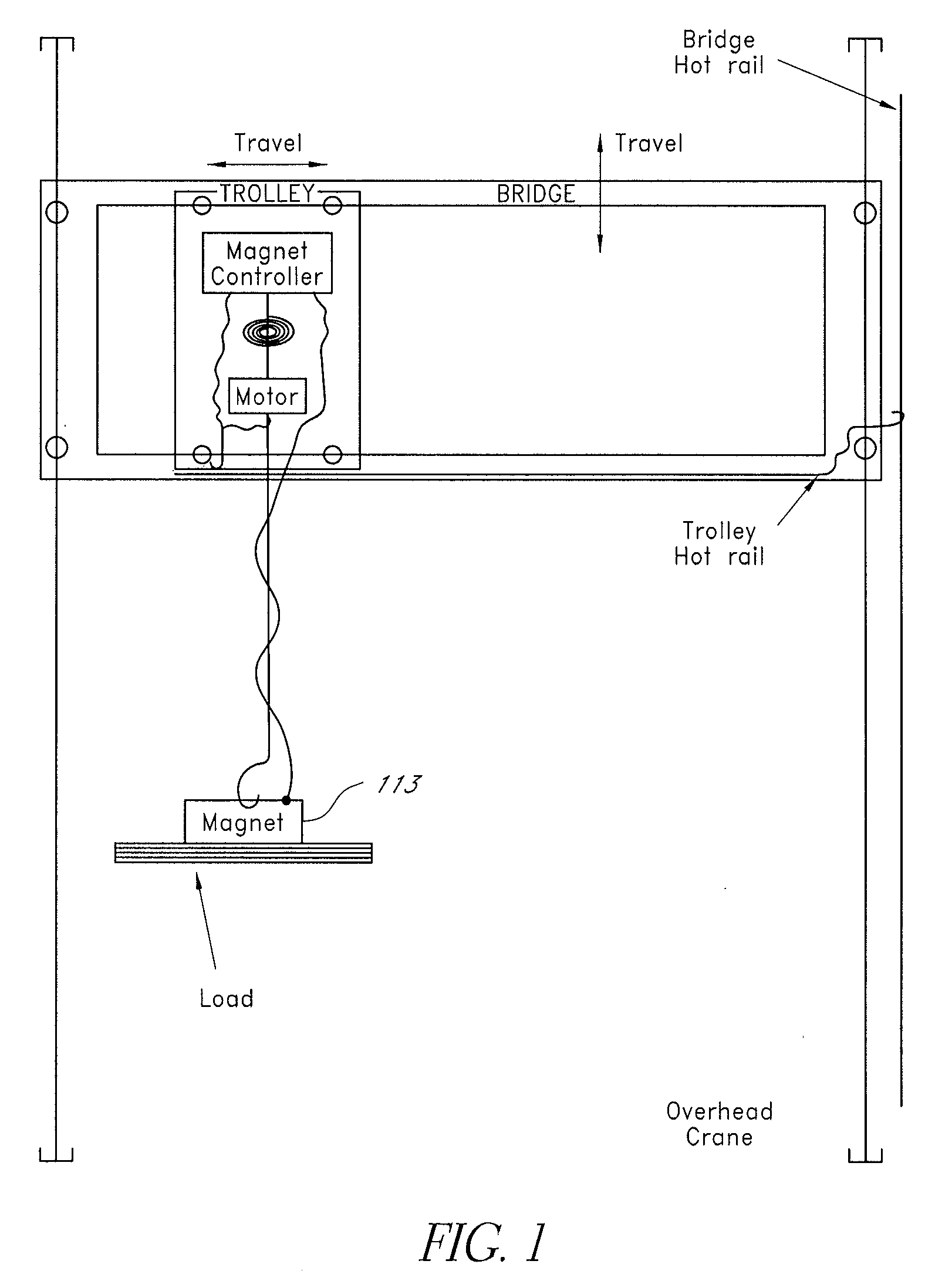 Method and apparatus for controlling a lifting magnet supplied with an AC source