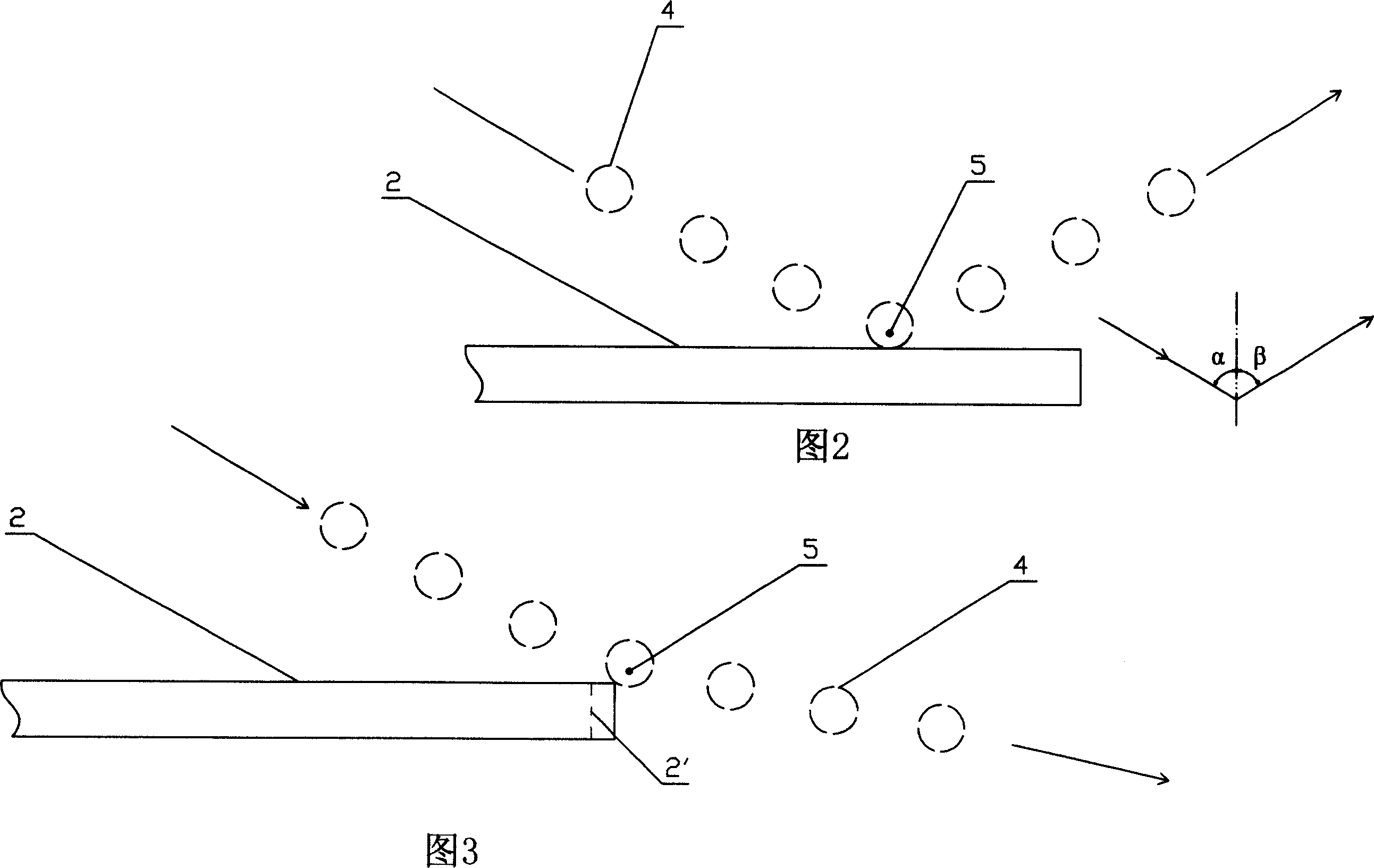 Method for not changing route of edge-wiping ball in standard ping-pong table and table in the method