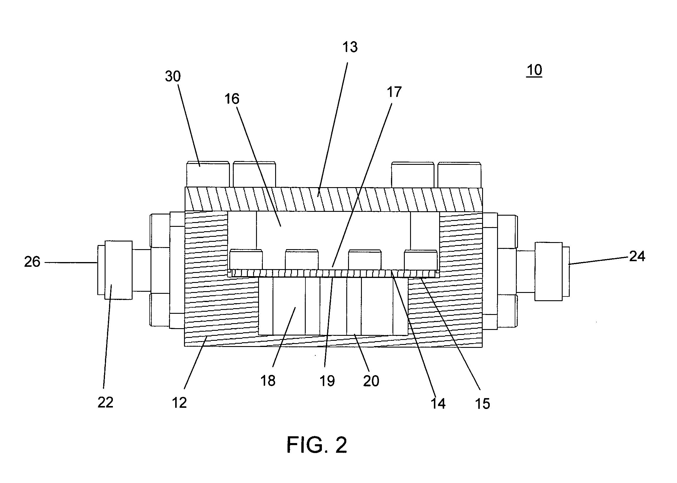 Suspended substrate low loss coupler