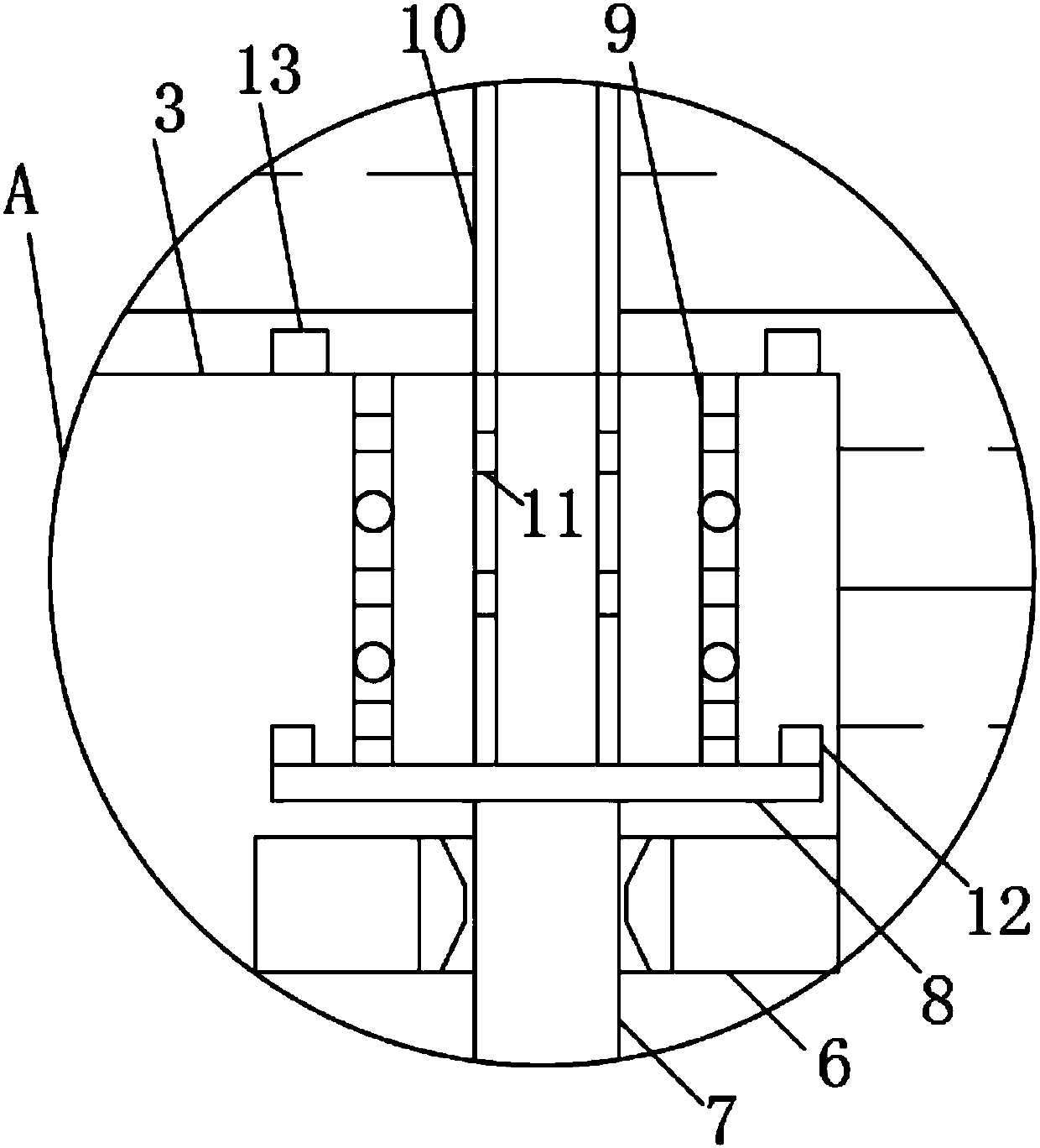 Sealing and pressure relief device for coal chemical pump