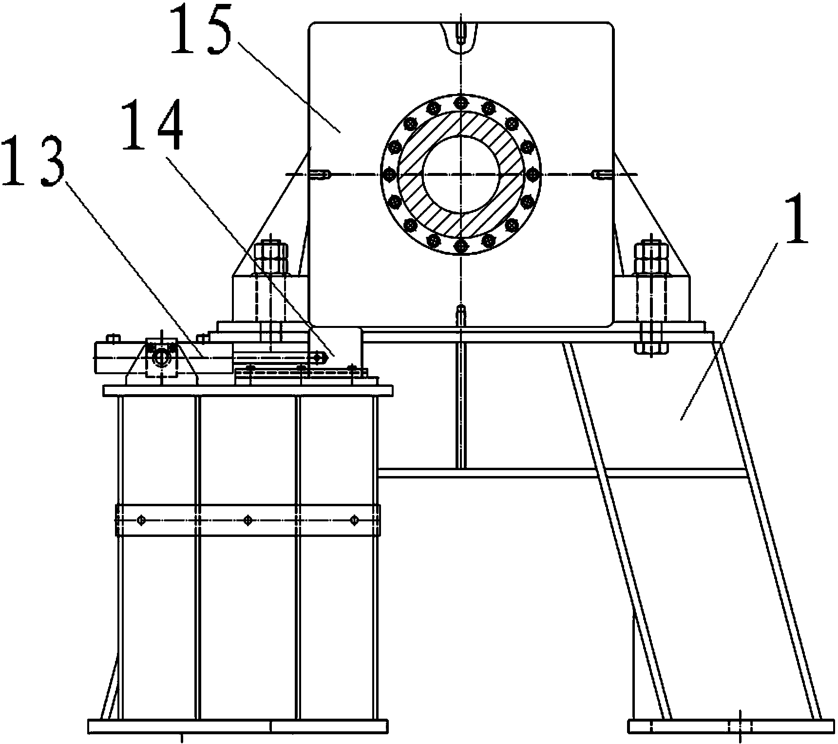 Shifting device of double-side assembling and clamping workpiece for automatic welding of hydraulic support