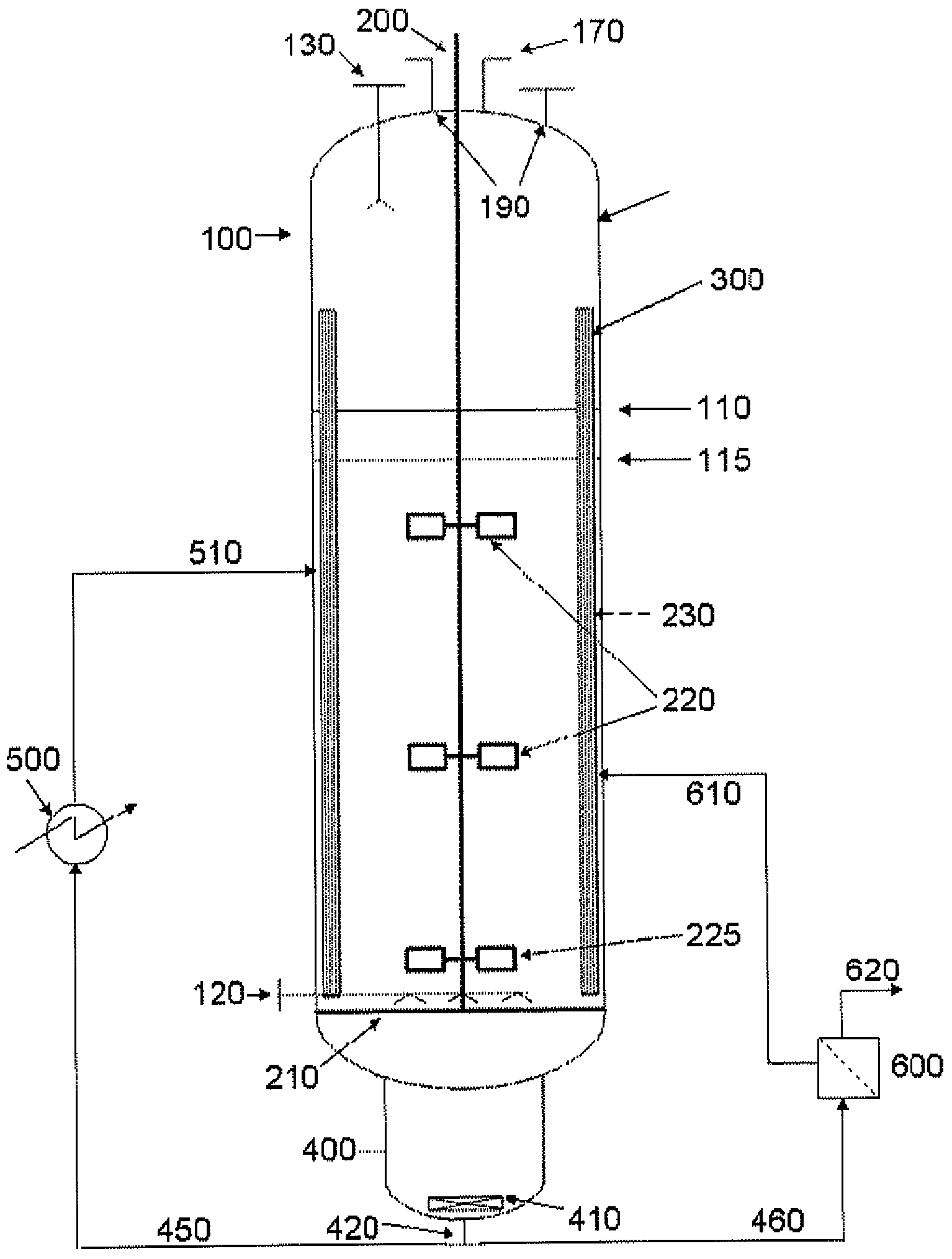 Method and apparatus for syngas fermentation with high CO mass transfer coefficient