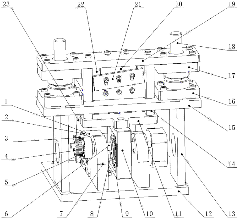 Cutting device for sheet metal cutting machine