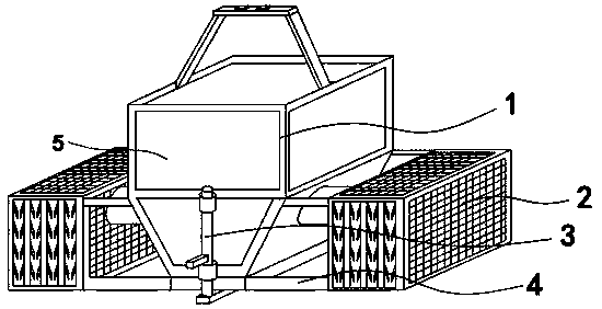 Intelligent fish box capable of counting yield