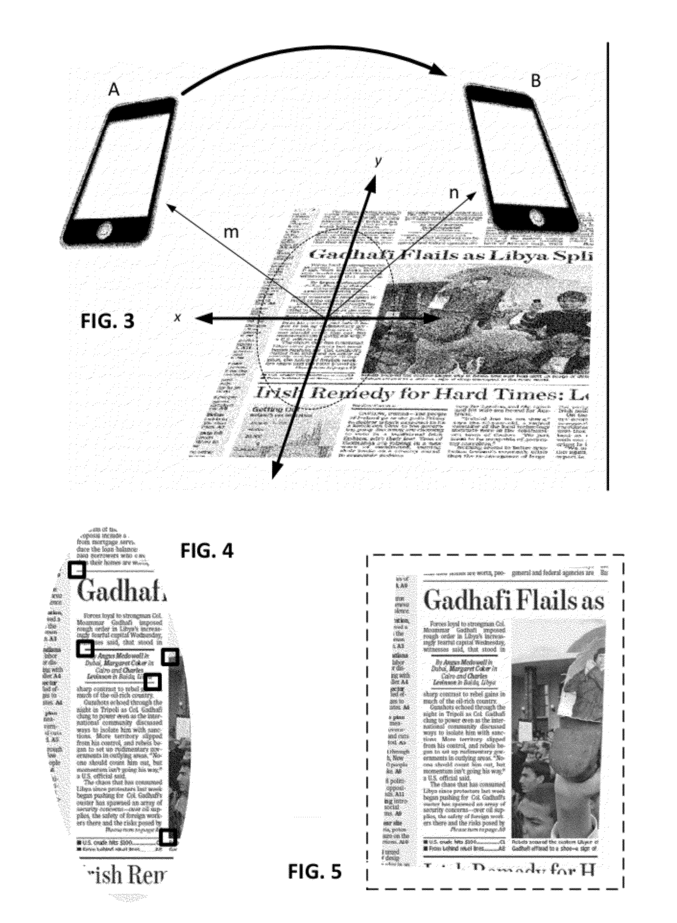 Methods and systems for dealing with perspective distortion in connection with smartphone cameras