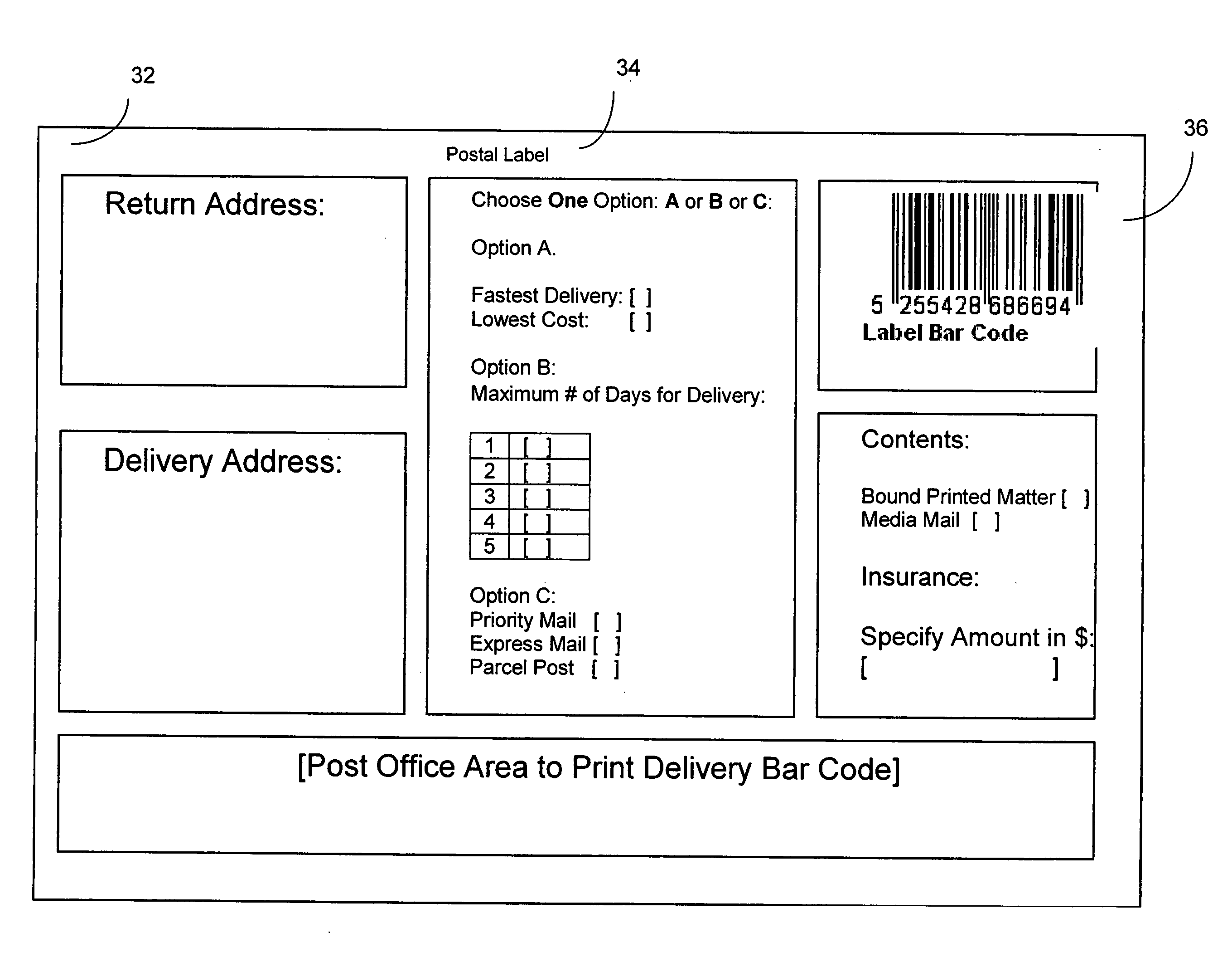 System and method for variable price postage stamp and billing