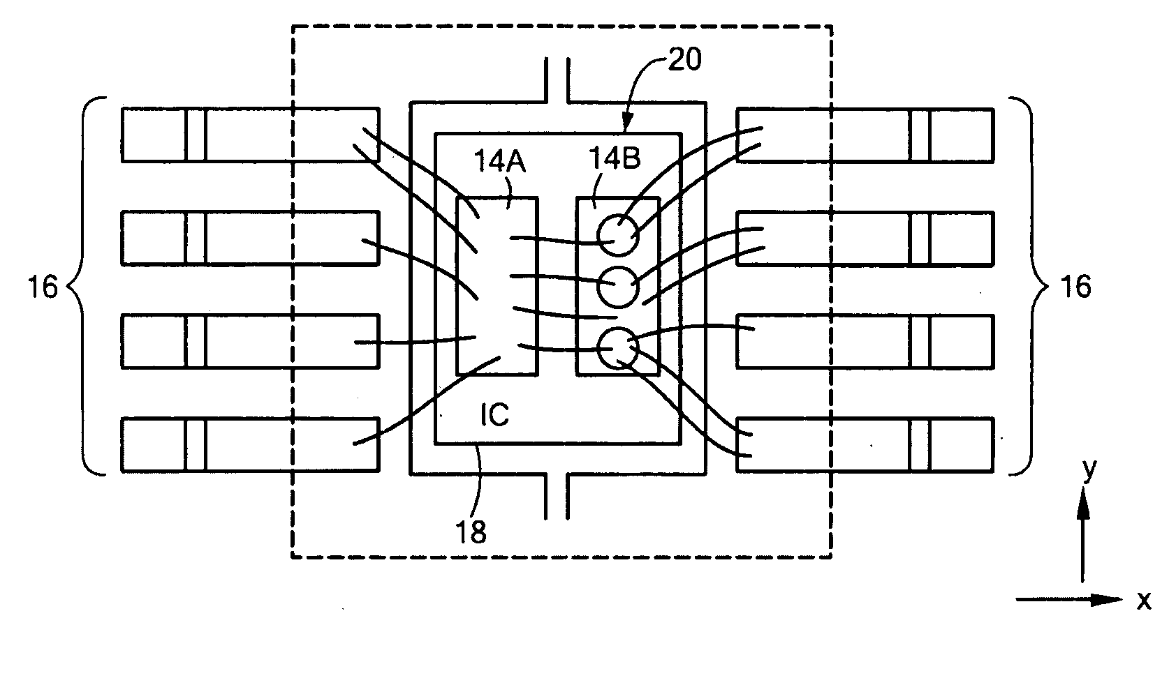 Packaged Microchip with Spacer for Mitigating Electrical Leakage Between Components