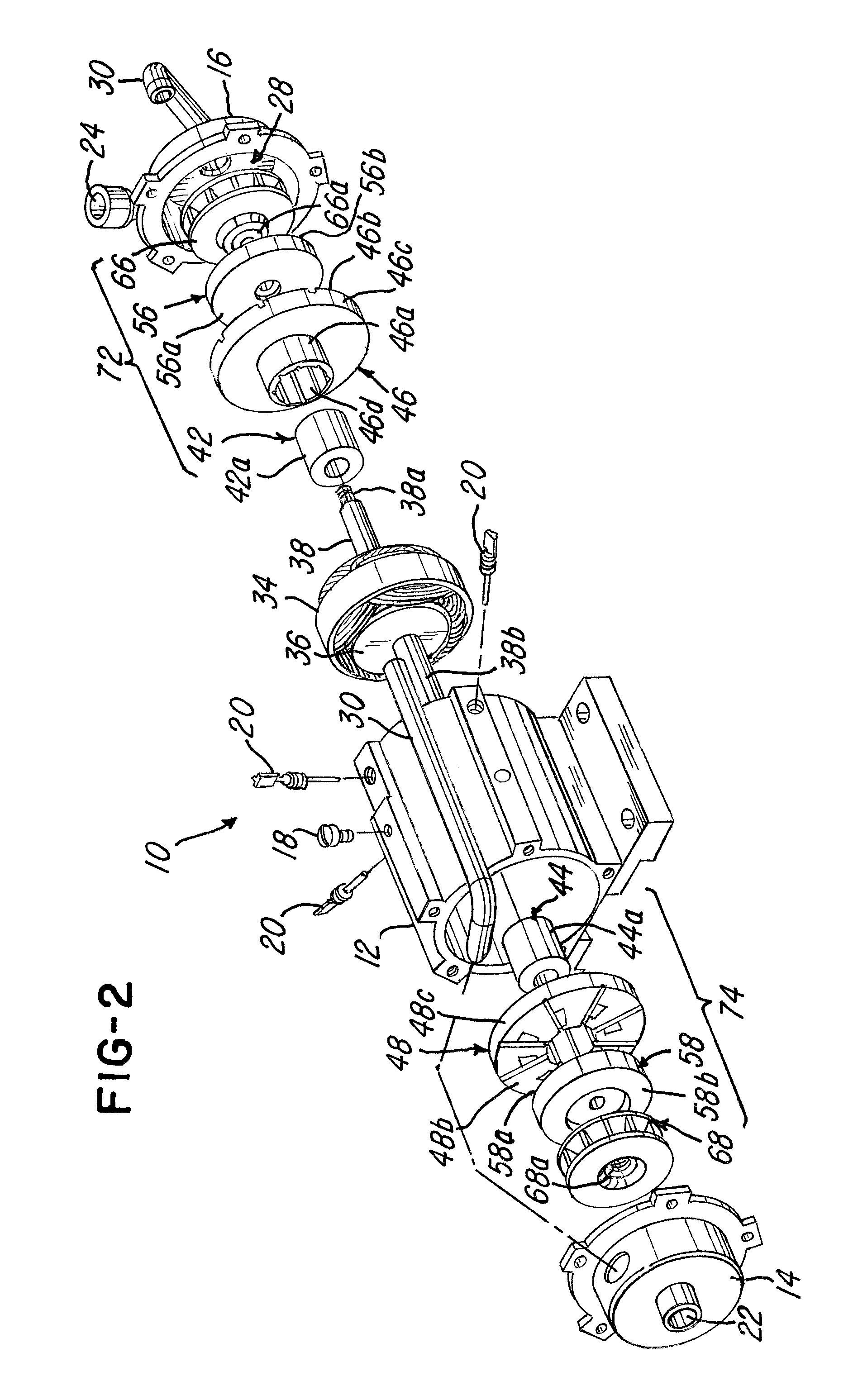 Two-stage hydrodynamic pump and method