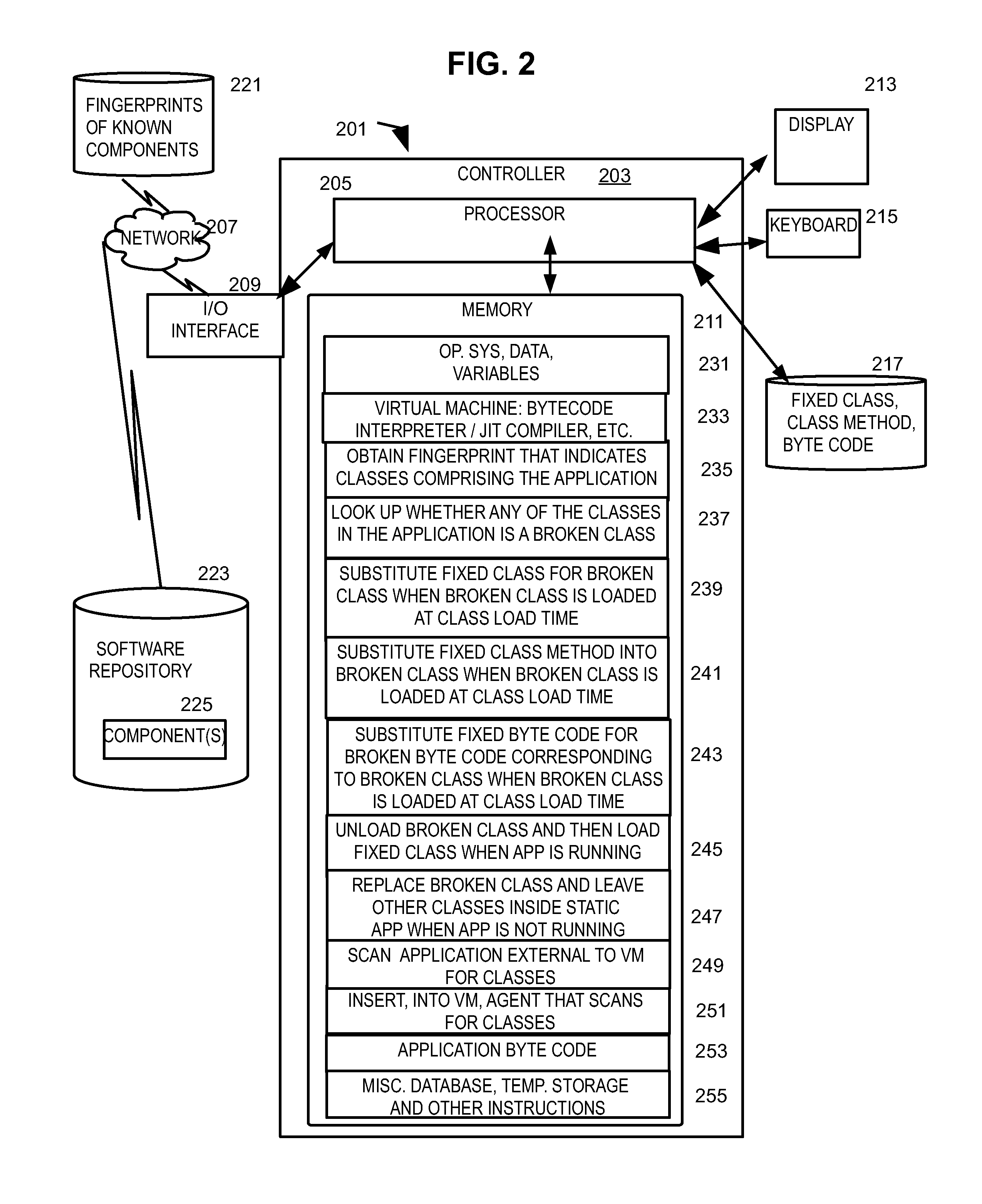 Method and system for correcting portion of software application