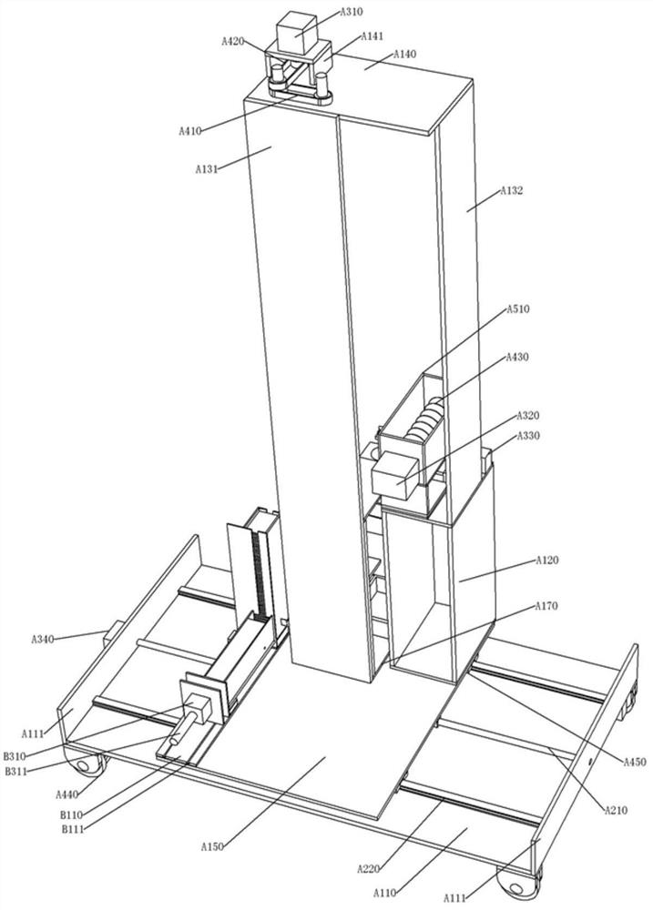 A brick supply module and its fully automatic tiling robot