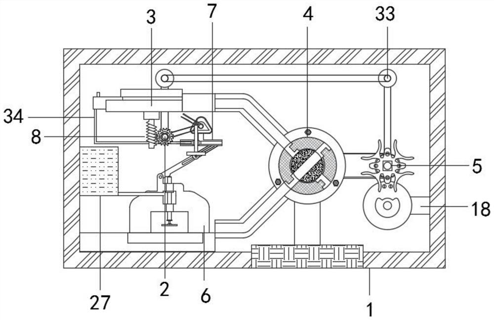 Resettable fuse production device with high automation degree