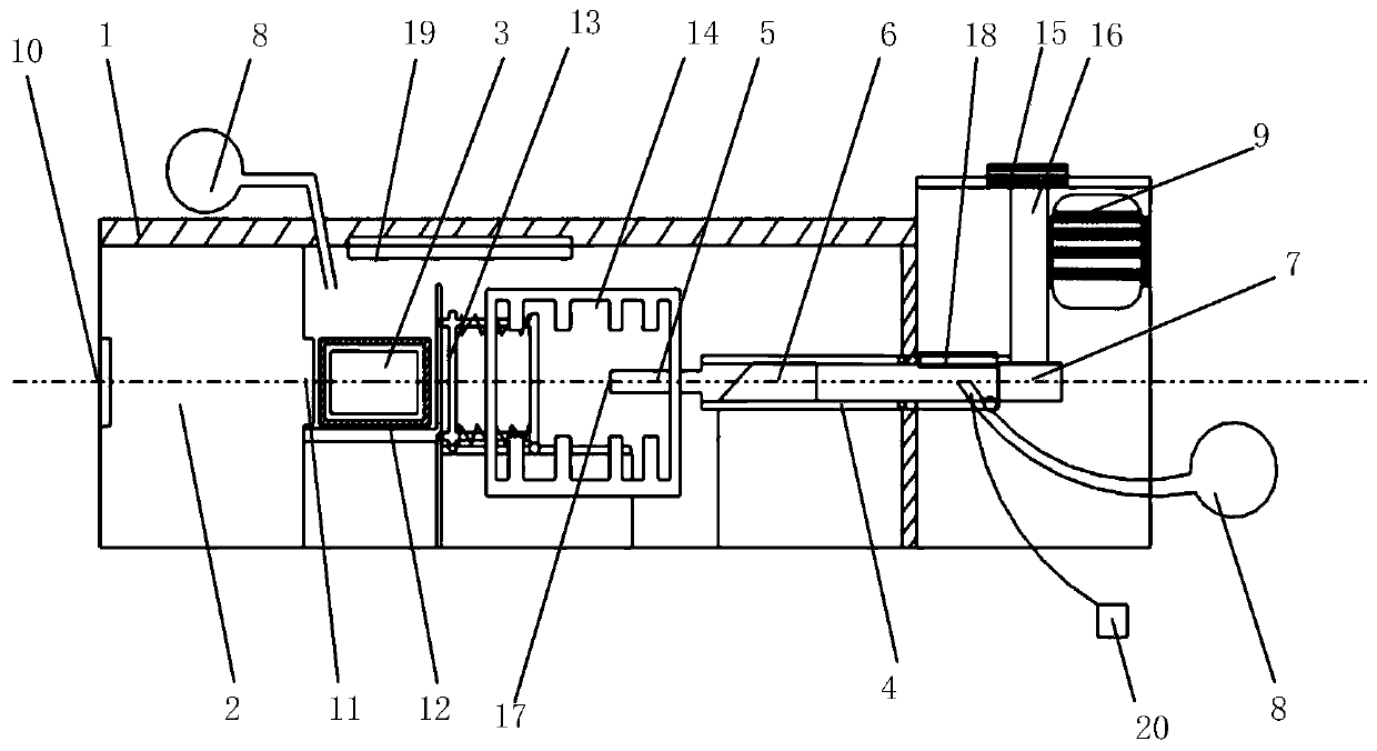 Horizontal ejection-impact type blade bird cutting test device and test method