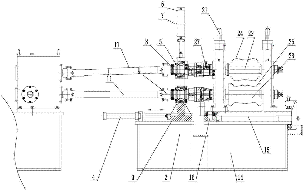 Cold-bending welding pipe main machine