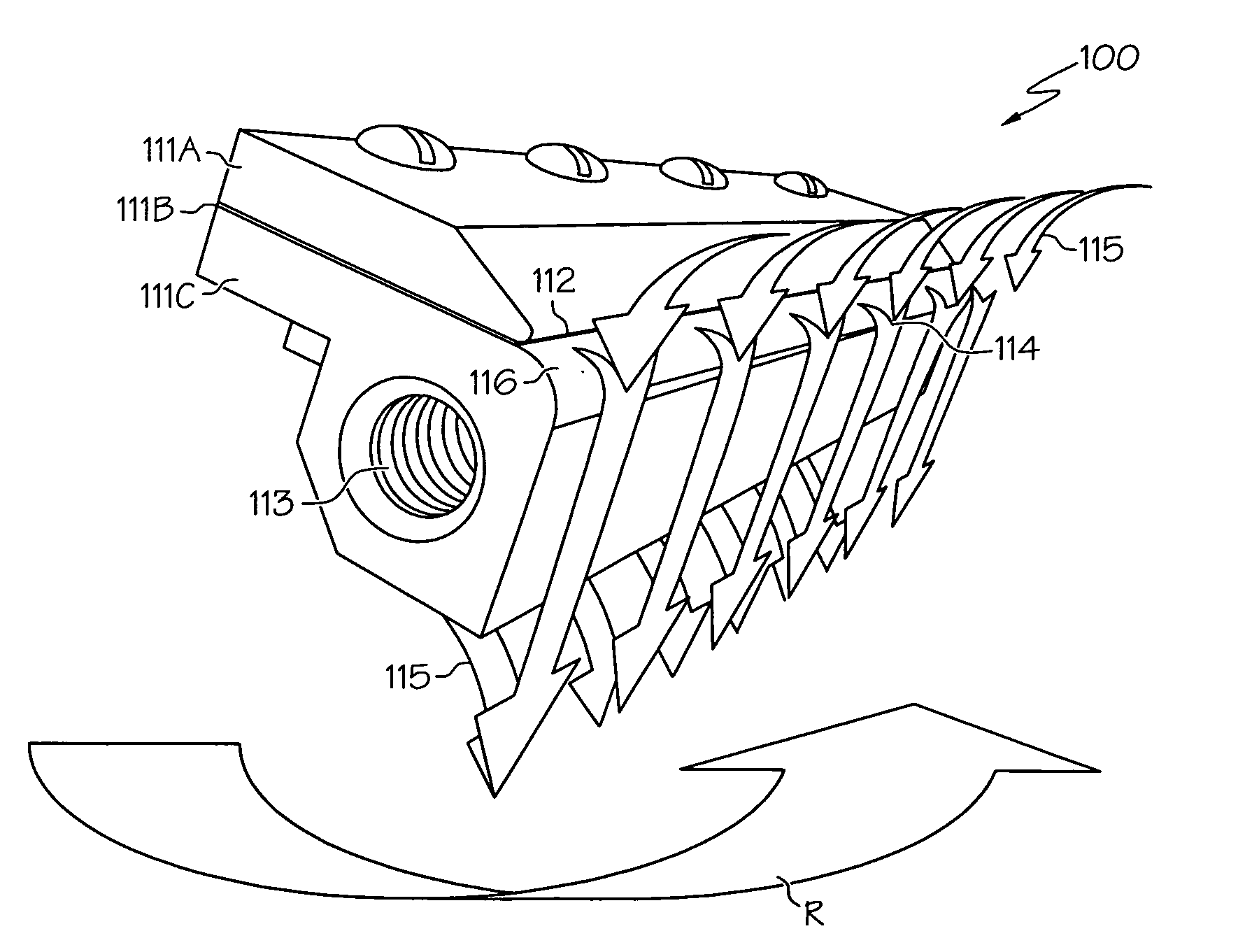 Air delivery device for printing and coating applications