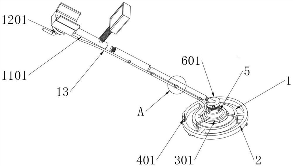 A metal detection device for soil measurement in farmland