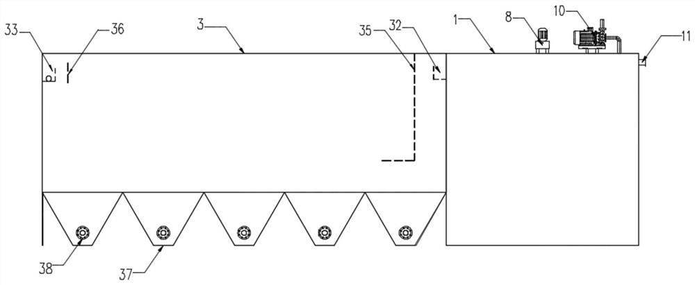 Electroplating wastewater pretreatment integrated equipment