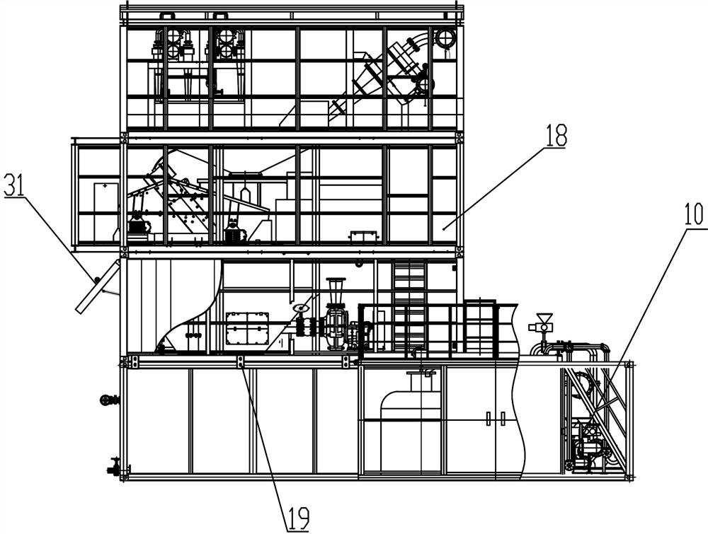 Integrated slurry treatment system