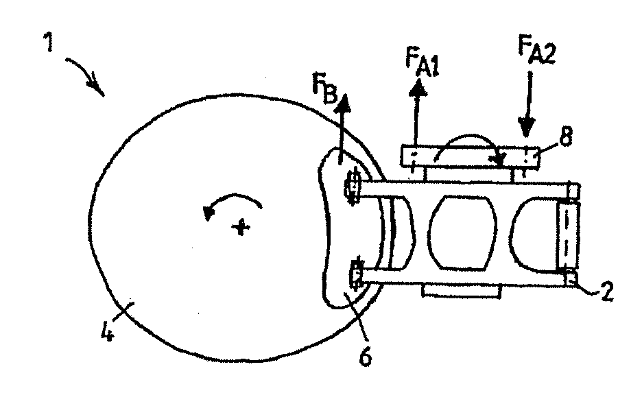 Brake system of a rail vehicle with compensation of fluctuations of the friction conditions