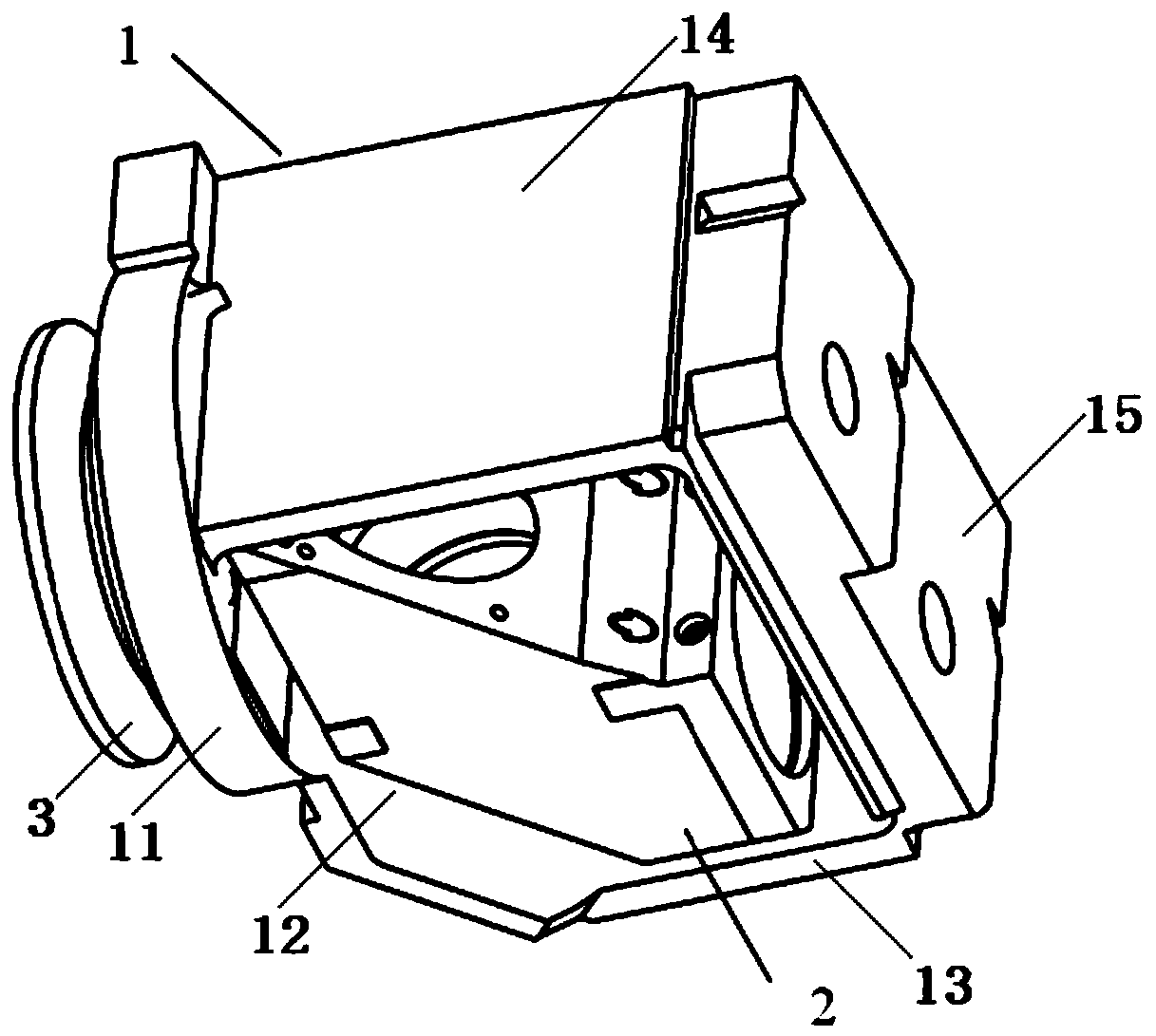 Damping alloy and dot matrix composite enhanced vibration suppression structure