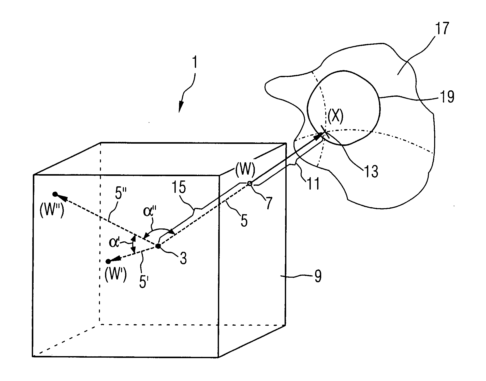 Method for medical 3D image display and processing, computed tomograph, workstation and computer program product