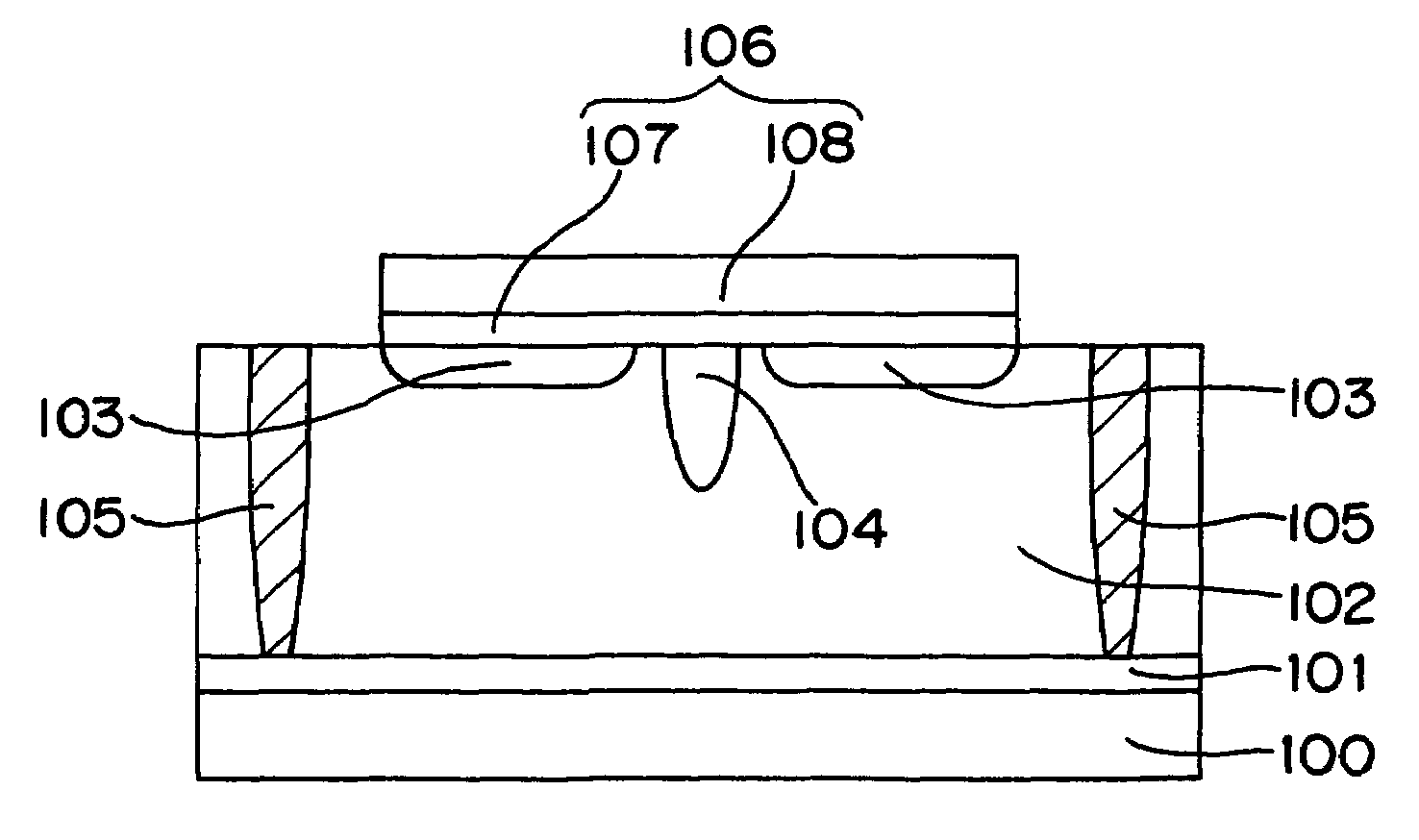 Light receiving element and light receiving device incorporating circuit and optical disk drive