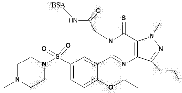 A kind of immunoassay method for sildenafil and structural analog thereof