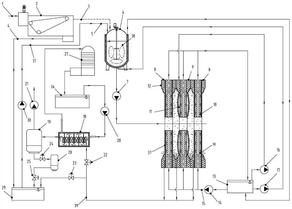 Low-temperature filter pressing and drying method and device for filter press