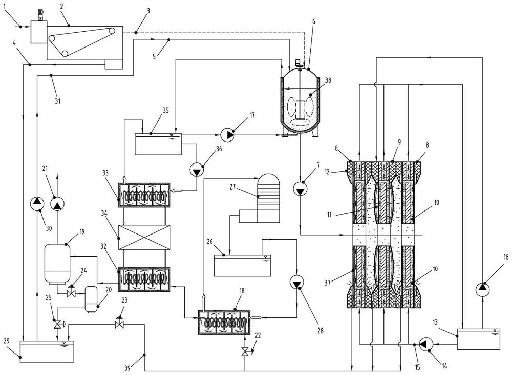 Low-temperature filter pressing and drying method and device for filter press