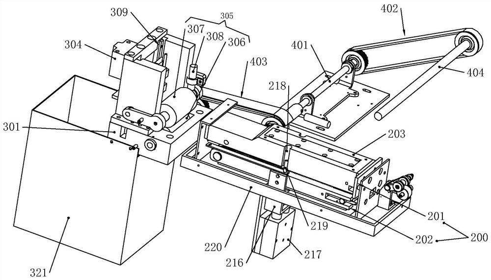 Ironing and cutting integrated belt loop machine