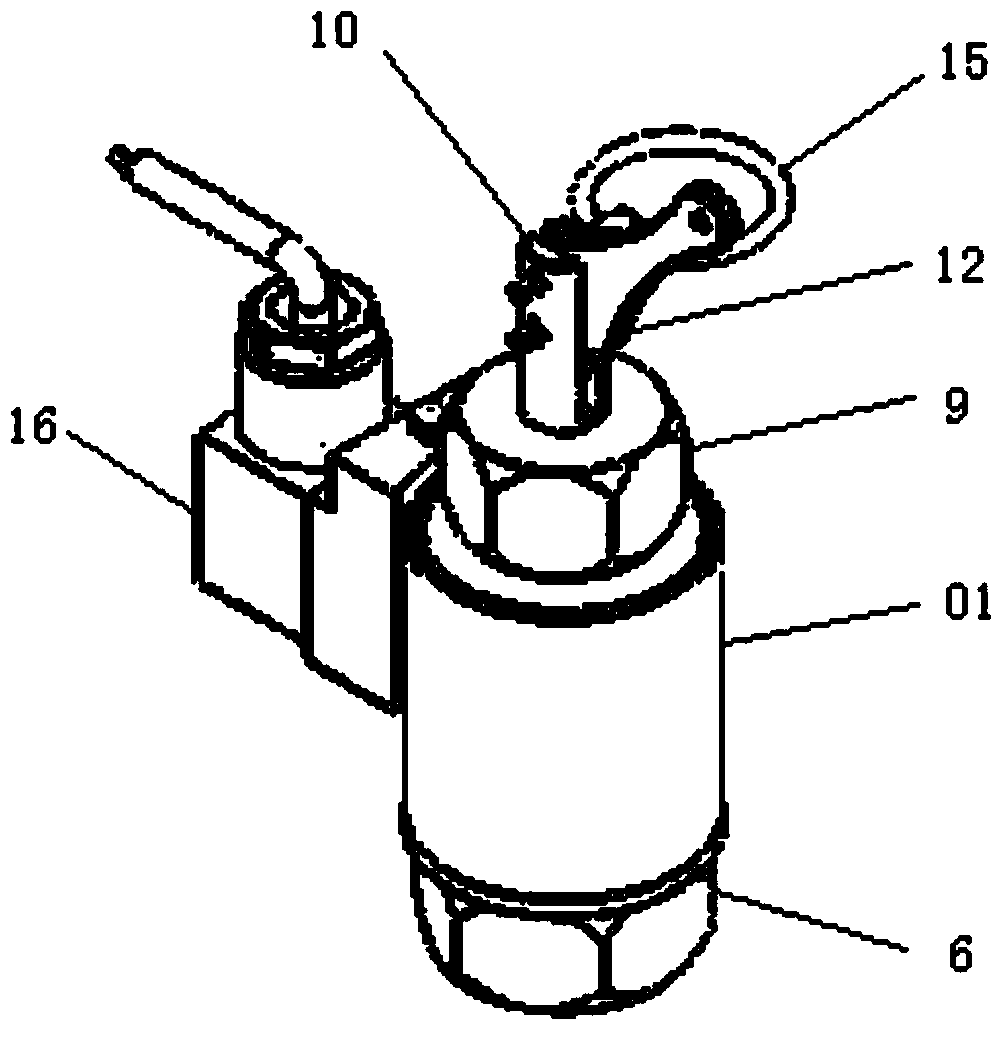 New electromagnet and electromagnetic driving device for fire extinguishing system